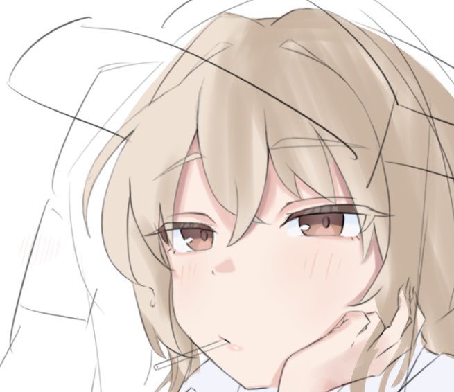 mikosasu2000's tweet photo. ラフ、色ラフとか描いてる時に没にしたカリナも載せとく！画力あげねば… https://t.co/vVtOC0qWLZ