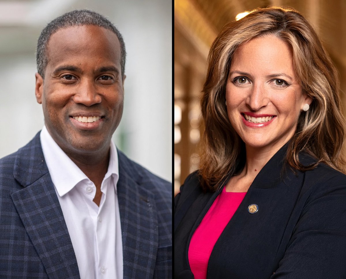 FarmGirlCarrie's tweet photo. There’s no question in my mind that 
John James is the right candidate for the job of Governor of Michigan. Jocelyn Benson would be a disaster for the state. 
Get out Michiganders and vote John James for Governor of Michigan! 🗳️ https://t.co/jNmEhS5ffn