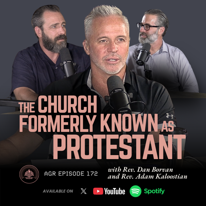 agradio1's tweet photo. NOW 𝘰𝑛 AGR:
The Church Formerly Known as Protestant
Youtube: https://t.co/Wisw70FqYO
Spotify: https://t.co/5yR6teEZru
X: https://t.co/YvAzYlsSHy
Apple: https://t.co/P1LA0jakLW
@reformedventura
@danborvan https://t.co/DgggpdVZS2