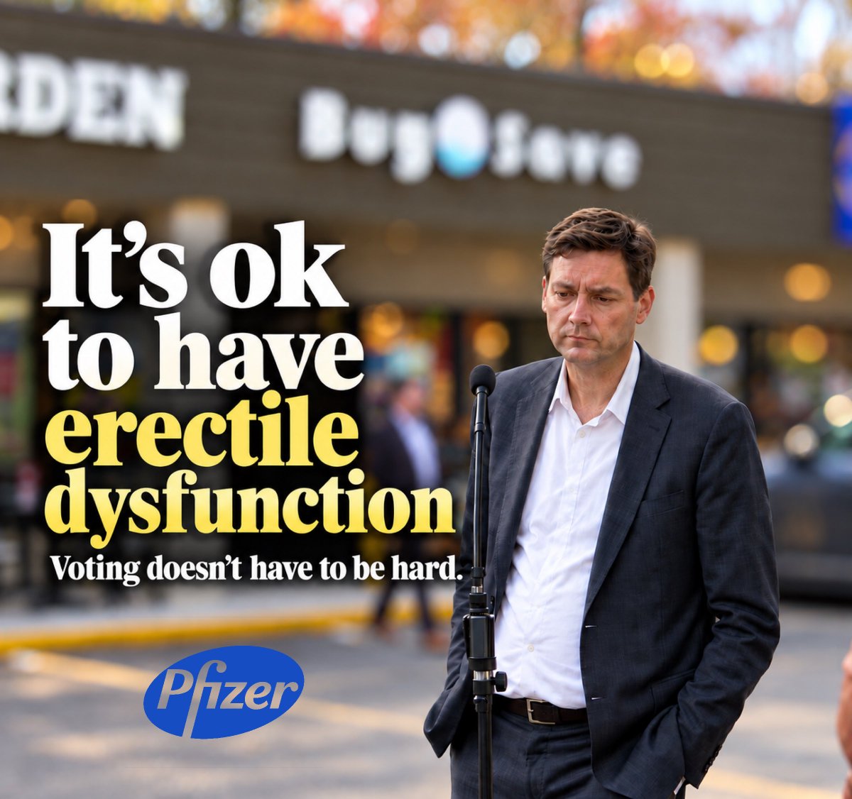 AlbertaTeeCo's tweet photo. “Voting doesn’t have to be hard”
- Dave Eby, and sponsors

Following an unannounced change to election laws allowing sponsors, Dave Eby uses his familiarity with drugs to kick up his campaign a notch.