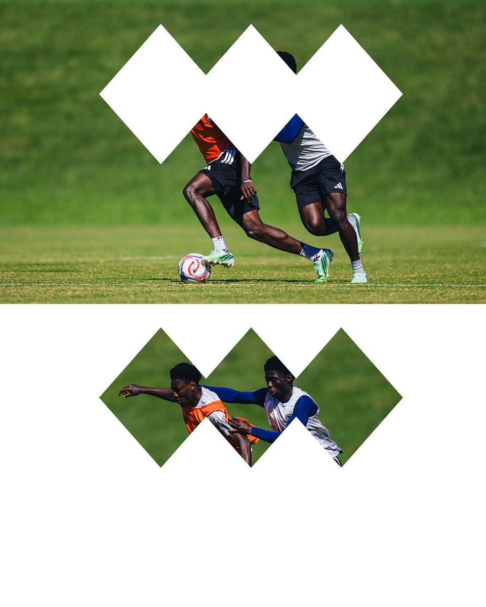 SportingKC's tweet photo. Not your typical cookie cutter training session ✂️ https://t.co/7lV5ifuFd4