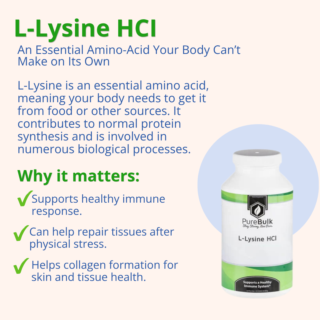 PureBulk's tweet photo. As the seasons change, so do our routines, and our exposure to sunlight. 🍂🌲

Here are 3 nutrients worth knowing as we head into the fall and winter months: Vitamin D3 + K2, Zinc Bis-Glycinate, and L-Lysine.

From supporting normal immune function to playing important roles in bone health, protein synthesis, and more, each of these nutrients plays a unique role in supporting your body year-round.

Swipe through to learn why they matter! 💚

#PureBulk #SupplementEducation #FallWellness #WinterWellness #VitaminD #Zinc #LLysine #SupplementFacts #HealthAndWellness