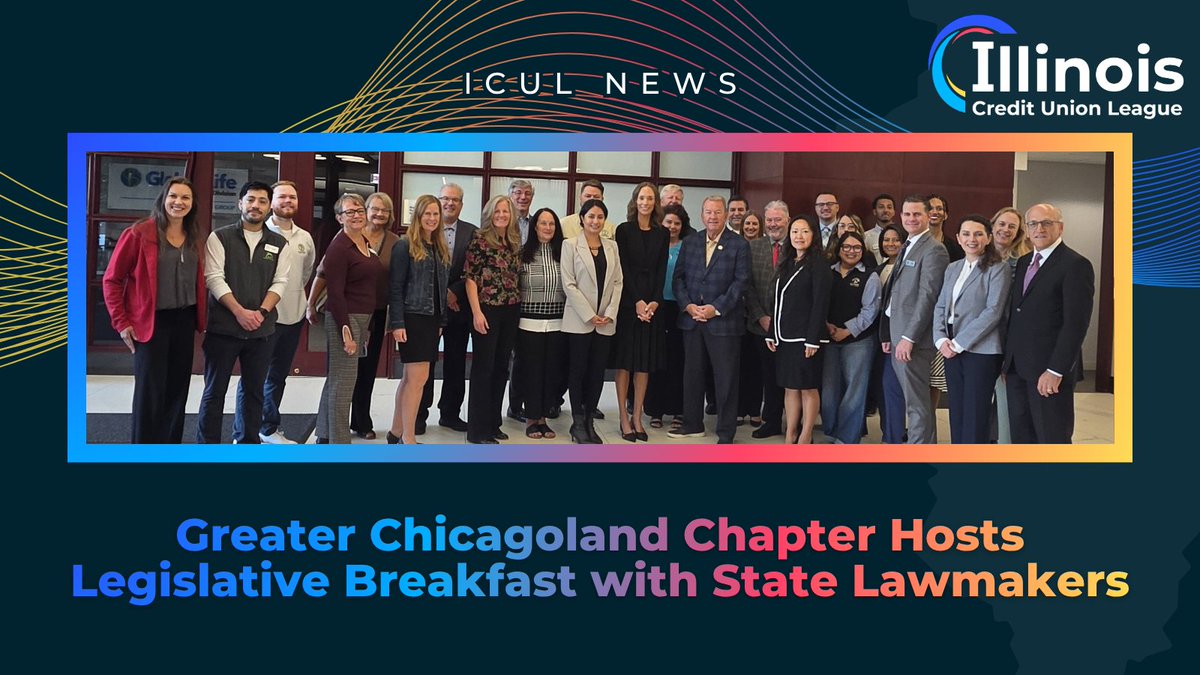 ILCULeague's tweet photo. GCCCU welcomed @SenDeWitte33, @senatorellman, @jyangrohr, @JDHfor97, and Reps. Barbara Hernandez &amp; Dan Ugaste for its Annual Legislator Appreciation Breakfast.

The conversation covered the #CUDifference, IFPA, and key issues facing CUs. Read more: https://t.co/lTIxQ0XmNH. https://t.co/NA0iSl1UDa
