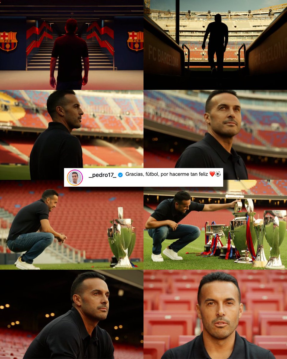 InvictosSomos's tweet photo. ¡¡DÍA TRISTE EN EL MUNDO DEL FÚTBOL!! Con 39 años de edad, y luego de casi dos décadas de carrera, Pedro Rodríguez anunció su RETIRO OFICIAL del fútbol profesional. Con un video grabado en el Camp Nou, la casa del club de sus amores, el legendario futbolista español comunicó que decidió colgar los botines de forma definitiva. 

Una carrera absolutamente espectacular.

Ganador de tripletes. Ganador del sextete. Campeón de todo con el FC Barcelona siendo importantísimo. Campeón a nivel local y continental con el Chelsea. Dejó una huella imborrable en la Lazio. Y también se consagró campeón de Europa y campeón del mundo con la Selección de España.

En España, Inglaterra o Italia. Sin importar el país o el contexto, siempre respondió. Formó parte del mejor FC Barcelona de la historia y de la primera verdadera generación dorada de la Selección de España. 

Sin lugar a dudas, uno de los futbolistas más infravalorados de todos los tiempos.

De Pedrito Rodríguez a Don Pedro. 

GRACIAS POR TODO EL FÚTBOL, LEYENDA.