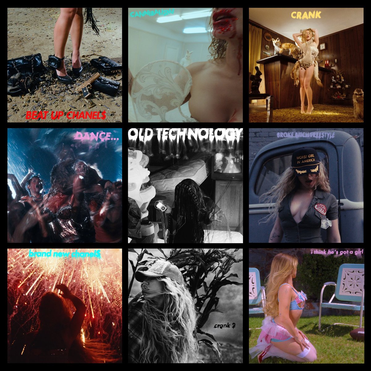 slayyyterzzz's tweet photo. the most insane singles rollout of all time https://t.co/bHMNTdG8iu