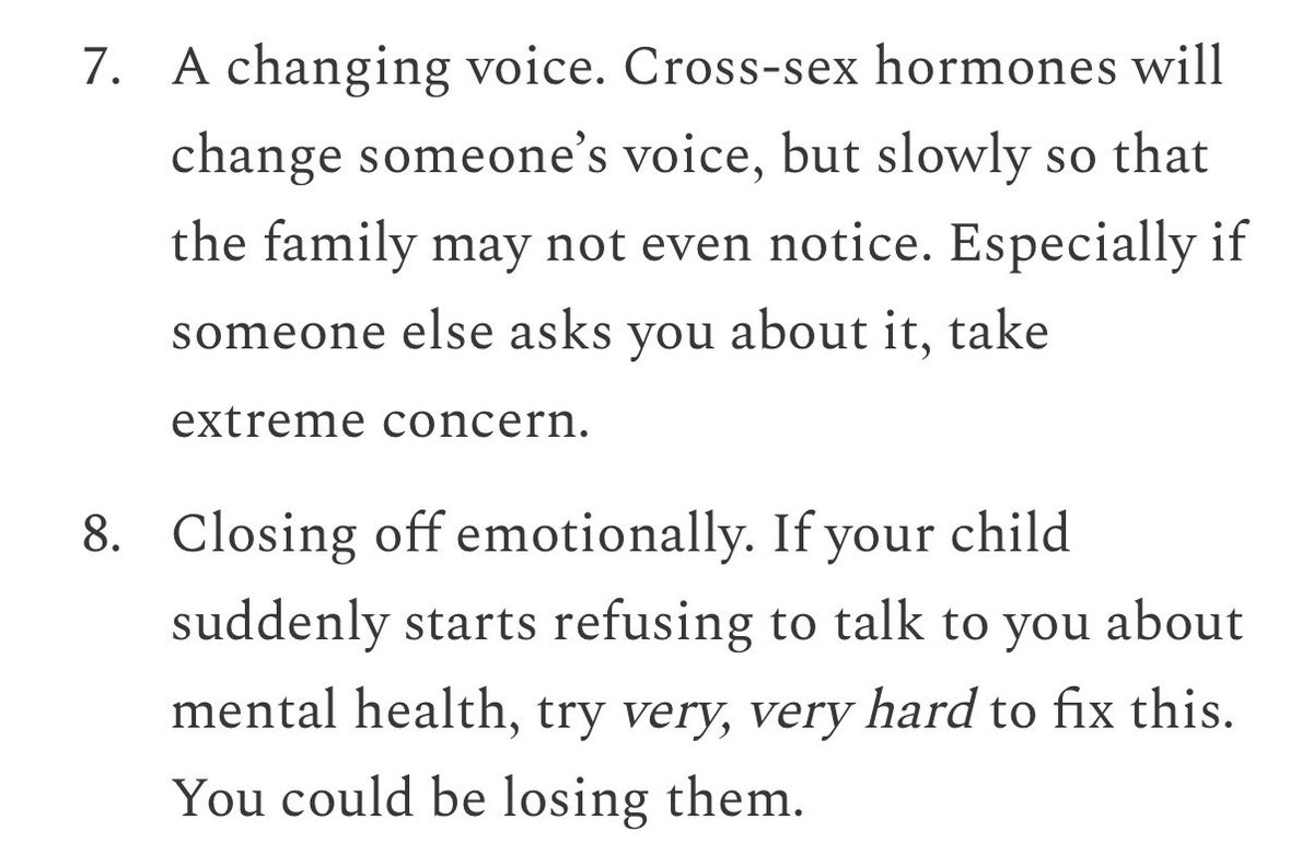 sarahkahncept's tweet photo. LMAO THESE PEOPLE THINK ESTROGEN CHANGES YOUR VOICE AND NOT THAT THEIR DAUGHTER WAS DOING VOICE TRAINING https://t.co/s3794bNWhJ