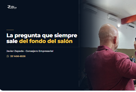 JavierZepedaOro's tweet photo. La pregunta que siempre sale del fondo del salón:

«Sí, pero eso funciona con dinero. ¿Y si no tengo?»

Sin capital se avanza más lento, no menos.

Lo que no se puede es avanzar sin claridad. Y la claridad es gratis: cuesta sentarse a pensar. https://t.co/0lqYOIuAXo