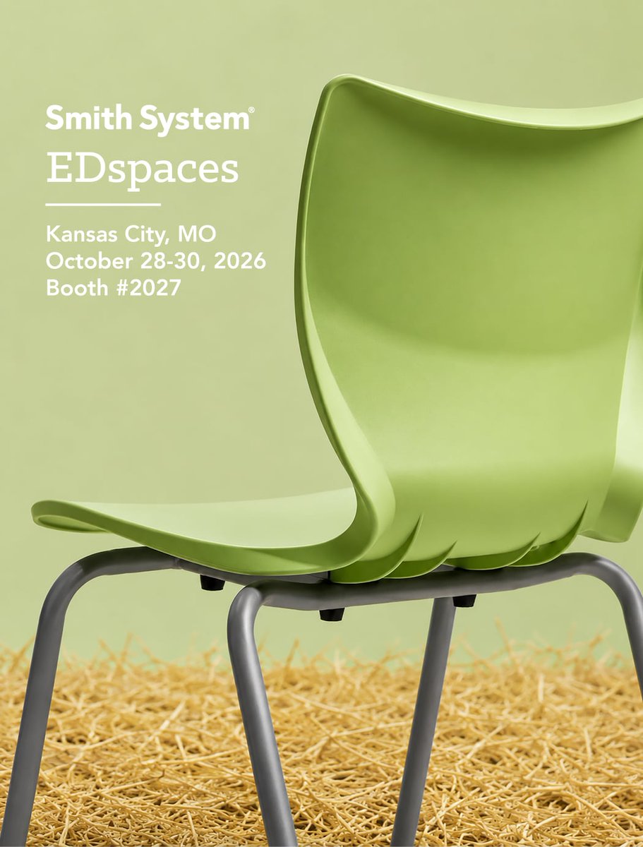 SmithSystem's tweet photo. There’s No Place Like a Great Learning Space.

Join us at EDspaces 2026, Booth #2027, and explore solutions designed for every learner and every space.

Schedule a tour and see what’s possible.
https://t.co/IHU4VKuhpc
Kansas City, MO | Oct. 28–30

#SmithSystem #EDspaces2026 https://t.co/wDxIgwd0vx