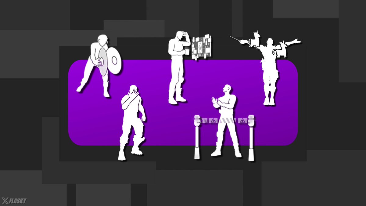 flaskytv's tweet photo. Many Fortnite emotes were last seen 400 days ago today 😯

• Cymbalism: 1 release
• The Profiler: 3 releases
• No Entry: 3 releases
• U Can’t C Me: 58 releases
• Llamacadabra: 29 releases

#FlaskyCosmeticsFN https://t.co/k0Lx3DAmX4