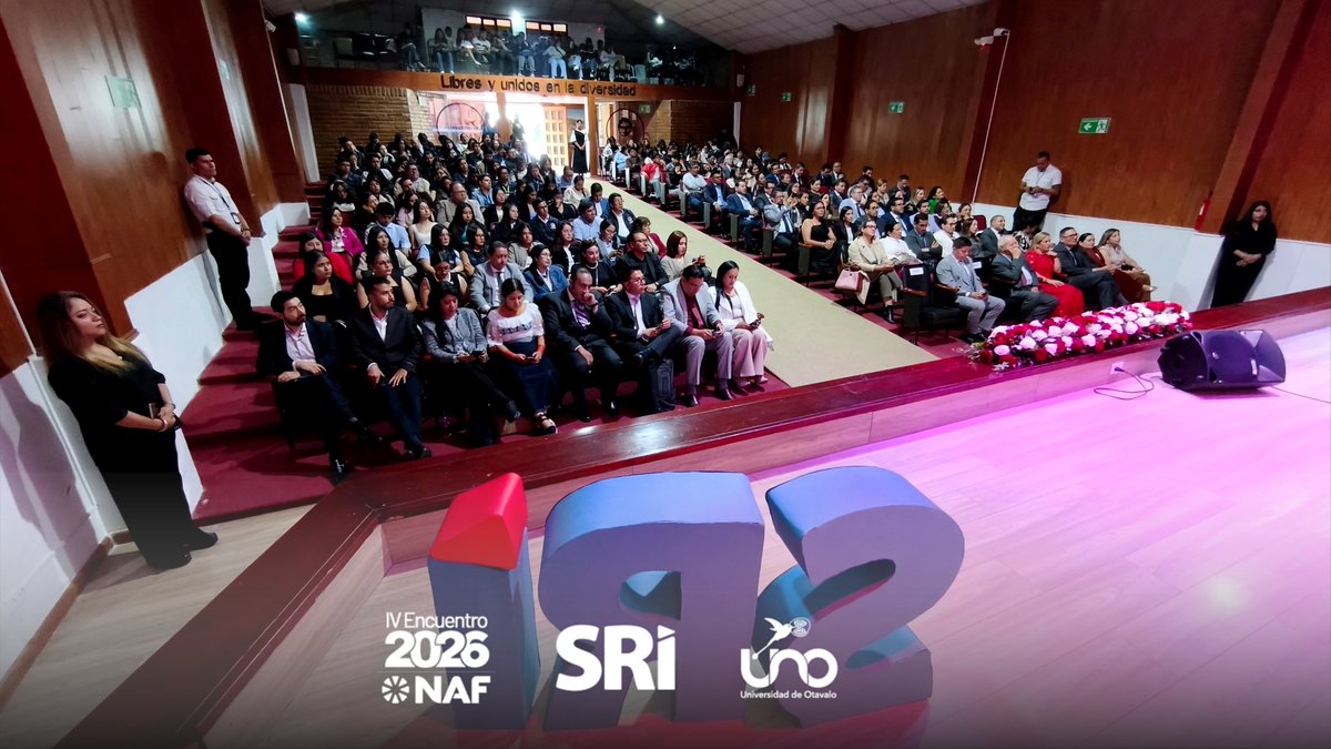 SRIoficialEc's tweet photo. ¡El conocimiento se convierte en servicio!

📍En la @uotavalo, el SRI y la academia tienen una misma visión: formar profesionales mientras acercan orientación tributaria a la ciudadanía.

#IVencuentroNAF2026 🇪🇨 https://t.co/bS6dyQafW7
