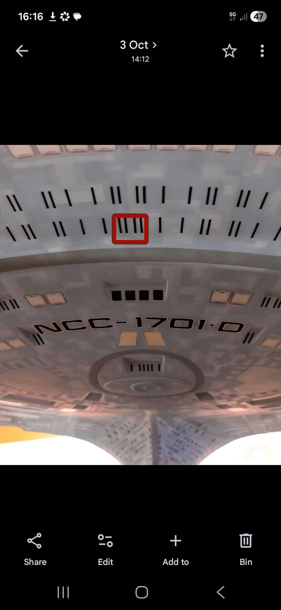 andi_holman's tweet photo. Enterprise D: Deck 12 Quarters. Just a theoretical take done at 4am on a Samsung S21. https://t.co/LaiV9QVZVl