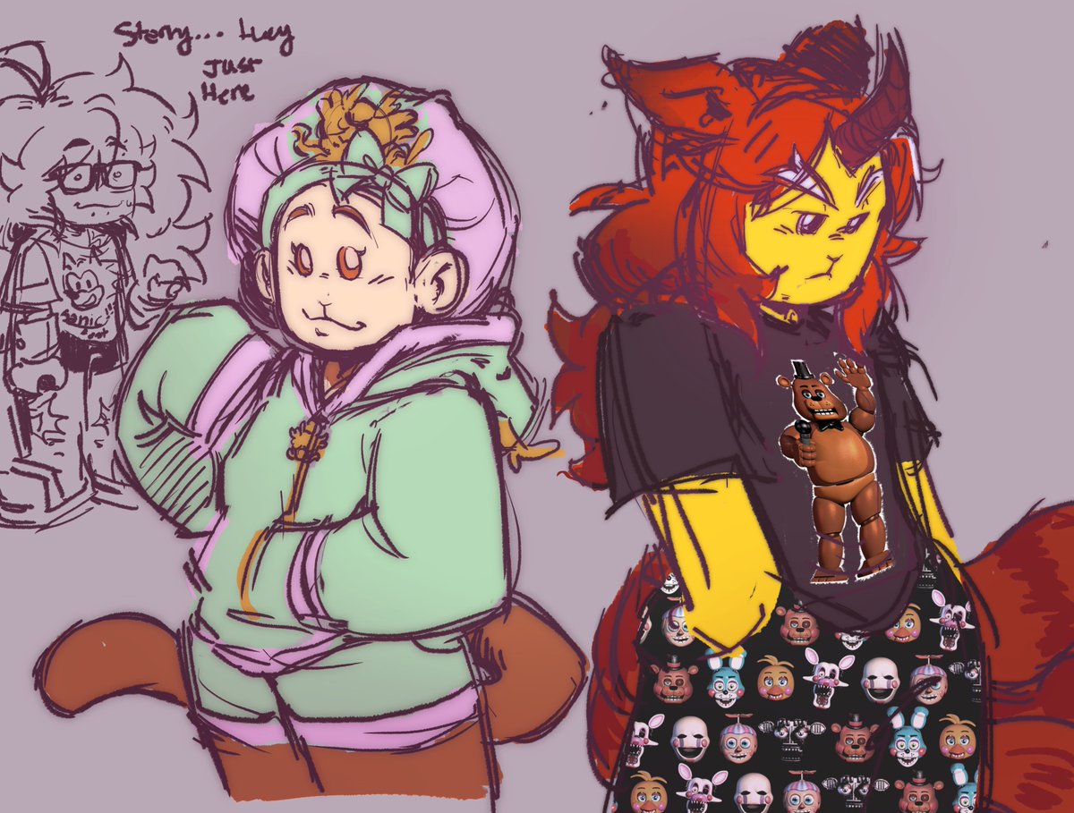 alt_starry's tweet photo. Starry and their fuck ass sonic pajamas 
(drew this for a tiktok live) https://t.co/H0CwZJzMG0