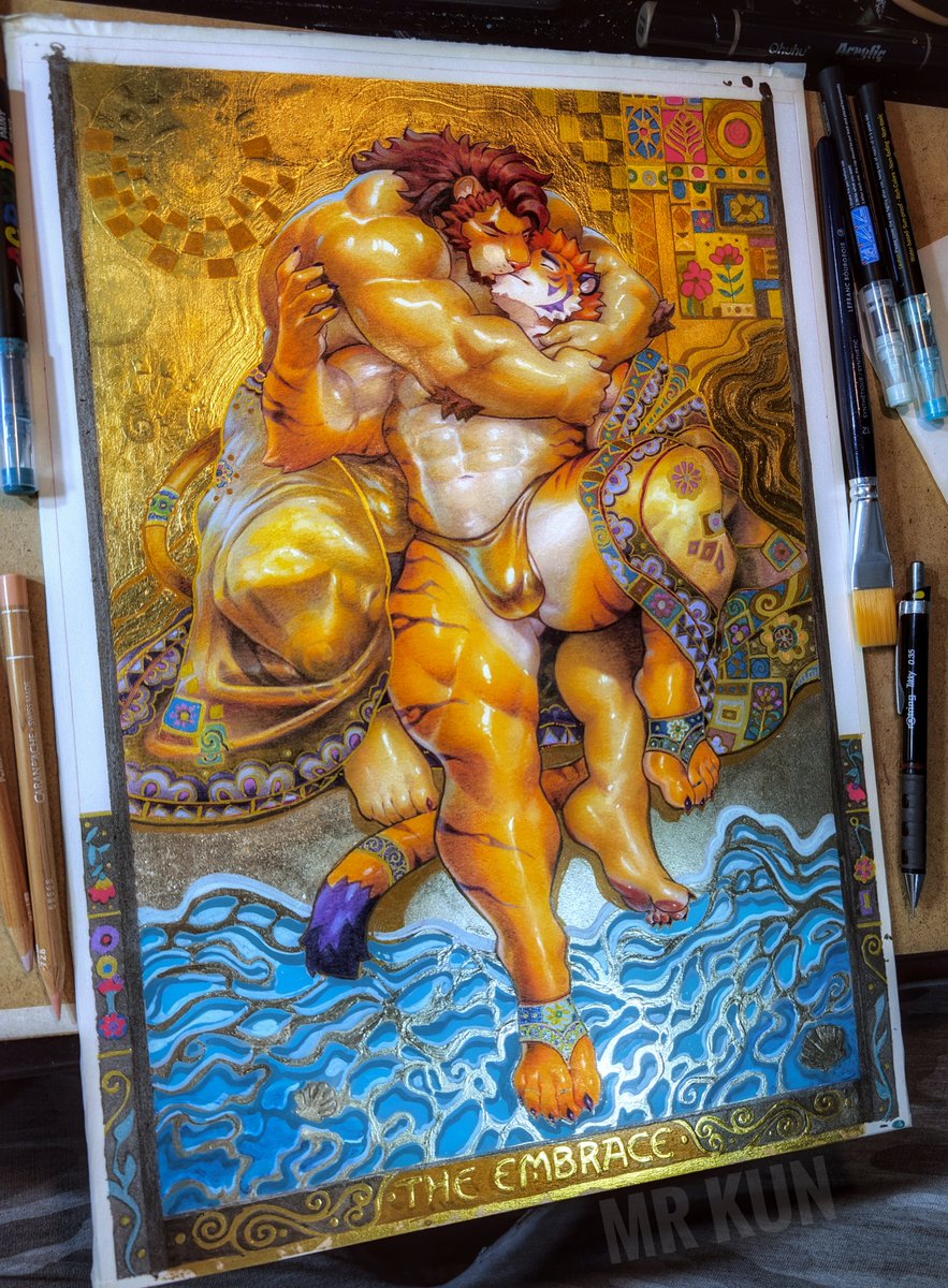 themrkun's tweet photo. Gold upon the sea 🐯🦁🧡 https://t.co/7h3kUJ78MB