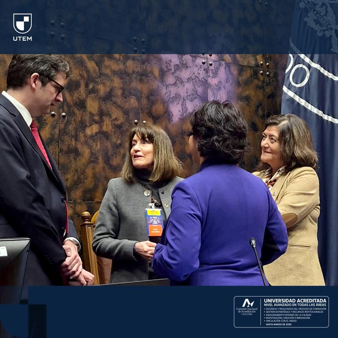 utem's tweet photo. La rectora #UTEM y presidenta de las @uestatales (Cuech), @Mpdurans , recalcó hoy las preocupaciones de las casas de estudio estatales por los recortes a la educación superior en el proyecto de presupuesto del gobierno para 2027.
Mira su presentación en https://t.co/Ud1n4WajLm https://t.co/gKLoSU1LMP