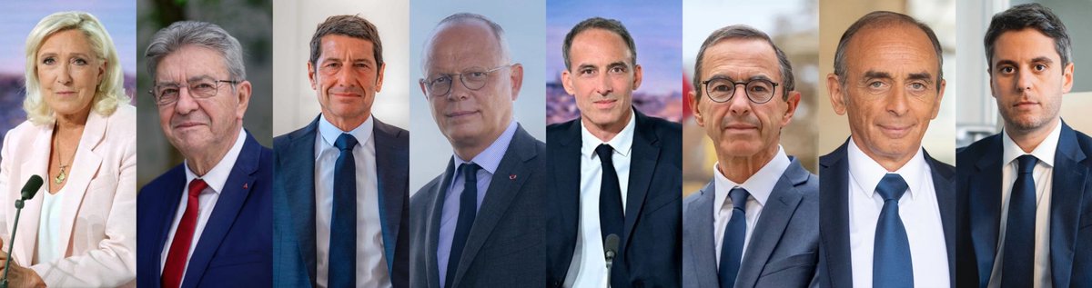 clement_mci's tweet photo. 📊 Candidats déclarés à la présidentielle recueillant le plus de « soutien » auprès des Français 

🥇 M. Le Pen 21%
🥈 J-L. Mélenchon 17%
🥉 D. Lisnard 9%
🥉 E. Philippe 9%
5️⃣ R. Glucksmann 8%
6️⃣ B. Retailleau 7%
6️⃣ E. Zemmour 7%
8️⃣ G. Attal 6%

@Cluster_17 x @LePoint https://t.co/HJJ1TV7FBJ