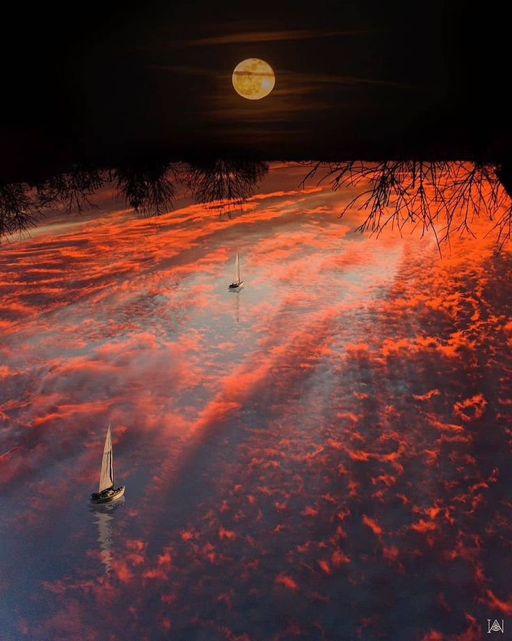 EmmanuelCo3r's tweet photo. Tonight the universe is painting in red 🌆♥️🌝 https://t.co/TOBNJEkl7J