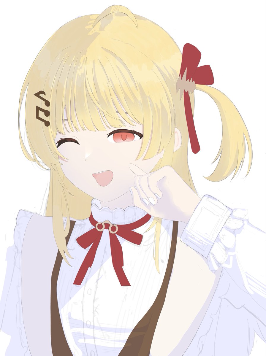 seven_WLLFWR's tweet photo. かなでちゃん　wip
#Artnose https://t.co/26HoCoW254