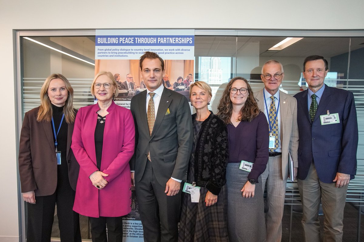 UNPeacebuilding's tweet photo. PBPSO &amp; Folke Bernadotte Academy signed a new Strategic Partnership Framework, deepening collaboration &amp; setting a shared direction to advance peacebuilding priorities &amp; key commitments under Pact for the Future, A New Agenda for Peace &amp; 2025 Peacebuilding Architecture Review. https://t.co/NNKYFV3Zh4