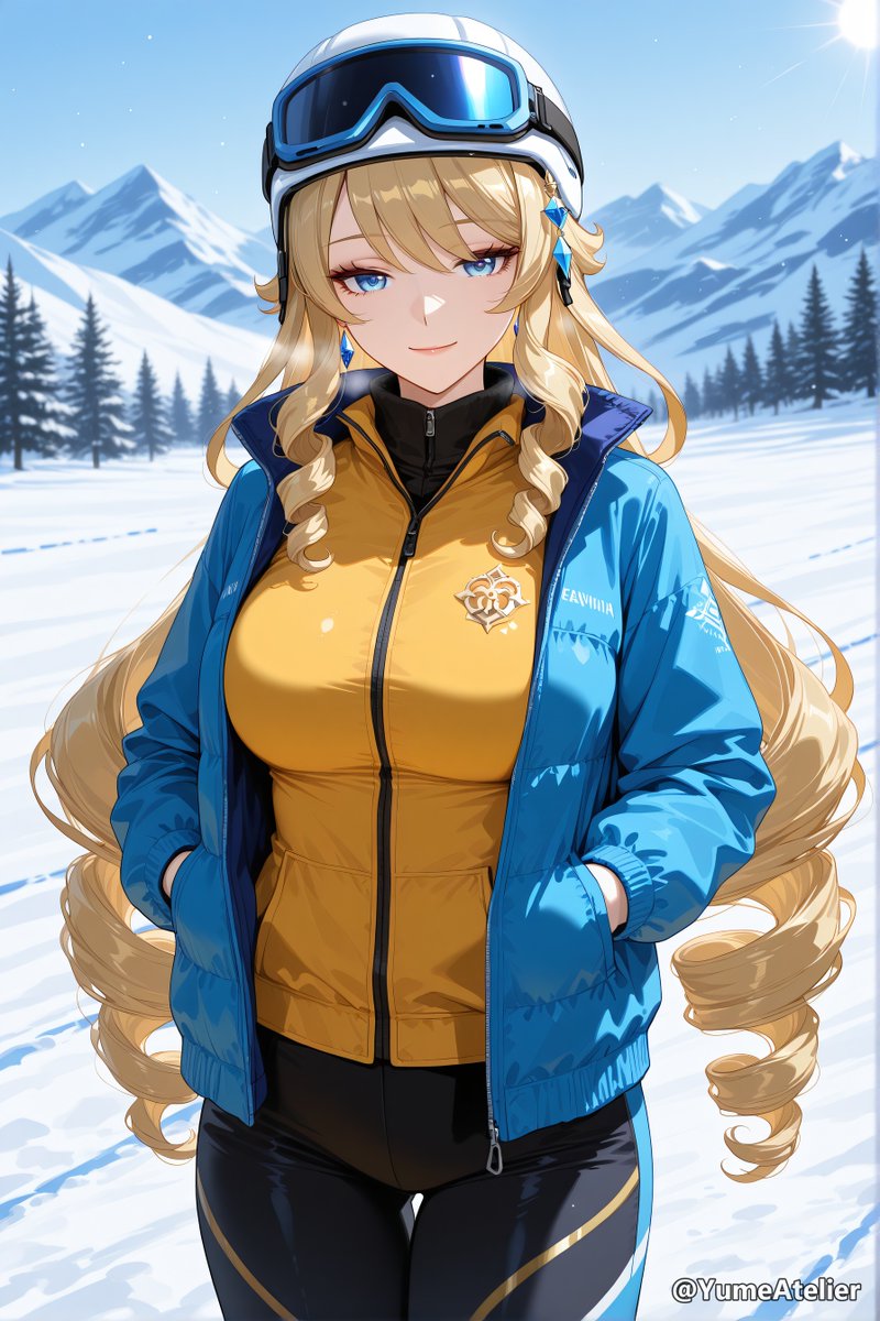YumeAtelier's tweet photo. Navia | ナヴィア | Genshin Impact | sports set | SFW illustration, no nudity

#Navia #GenshinImpact #AIart https://t.co/WnVKrZTM1Q