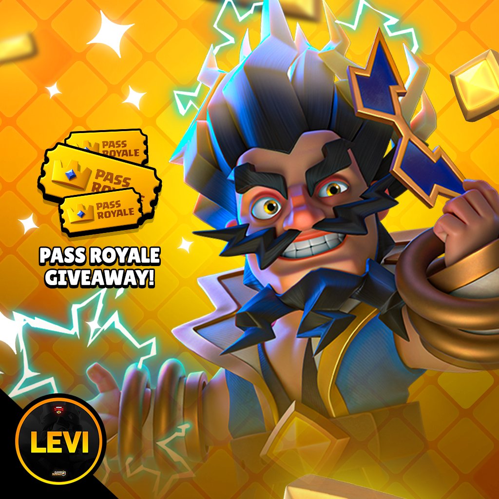 FFlevi_'s tweet photo. 🎁 ×2 Pass Royale Giveaway 🎁 

☠️ Walking Legends ☠️

To Enter :

• Retweet ♻️ 
• Follow @ohhstuss 
• Follow @WL_clan_CR 
• Follow @FFlevi_ 

Good Luck , Wnners In 72 Hours ⏰️ #ClashRoyale https://t.co/dgC5hw4aCB
