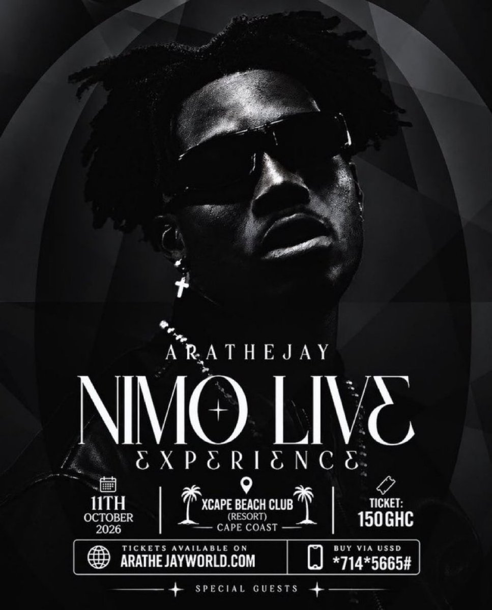 wofaase_'s tweet photo. Cape Coast, are you ready? 👀 NIMO LIVE goes down this Sunday, and AratheJay is pulling up! 🔥🔥 https://t.co/BDotEbvyaz