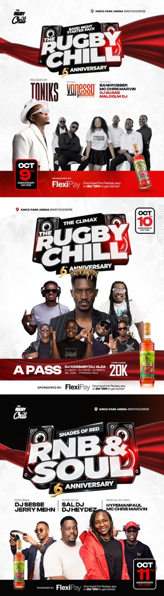 TheRugbyChill's tweet photo. Thursday is for being on our best behaviour because ekijja si muntu. 
Friday ✅
Saturday ✅
Sunday ✅ https://t.co/HeDExx6I1N