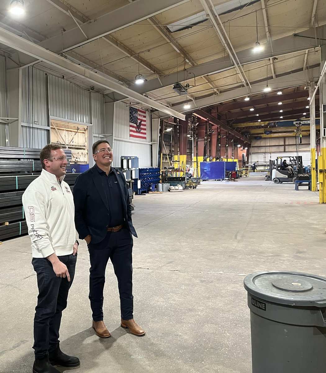 RepMaxMiller's tweet photo. I had the privilege of touring the AllFasteners facility in Medina today with Mayor Shields of Medina and Police Chief Kinney. AllFasteners has become a national leader in fastening and construction supply—and thanks to the Working Families Tax Cuts’ bonus depreciation, they can invest in new equipment, expand, and create more opportunities right here in Medina.

When local manufacturers grow, our economy grows. 🇺🇸