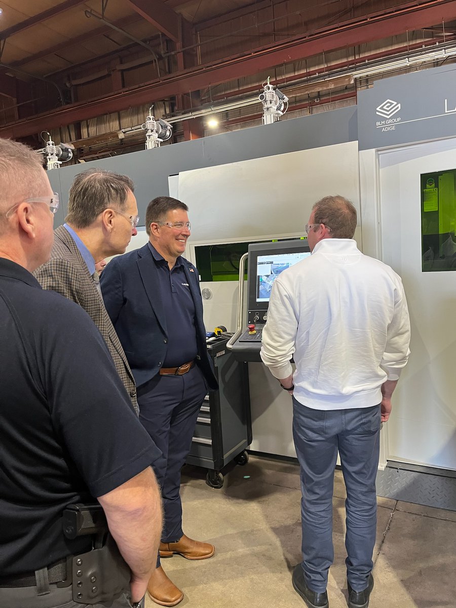 RepMaxMiller's tweet photo. I had the privilege of touring the AllFasteners facility in Medina today with Mayor Shields of Medina and Police Chief Kinney. AllFasteners has become a national leader in fastening and construction supply—and thanks to the Working Families Tax Cuts’ bonus depreciation, they can invest in new equipment, expand, and create more opportunities right here in Medina.

When local manufacturers grow, our economy grows. 🇺🇸