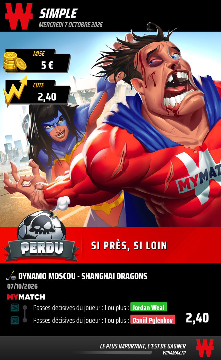 OanthoO's tweet photo. @RUDE802 @WinamaxSport Corriger aussi le match la @WinamaxSport https://t.co/JsniyCxLnm