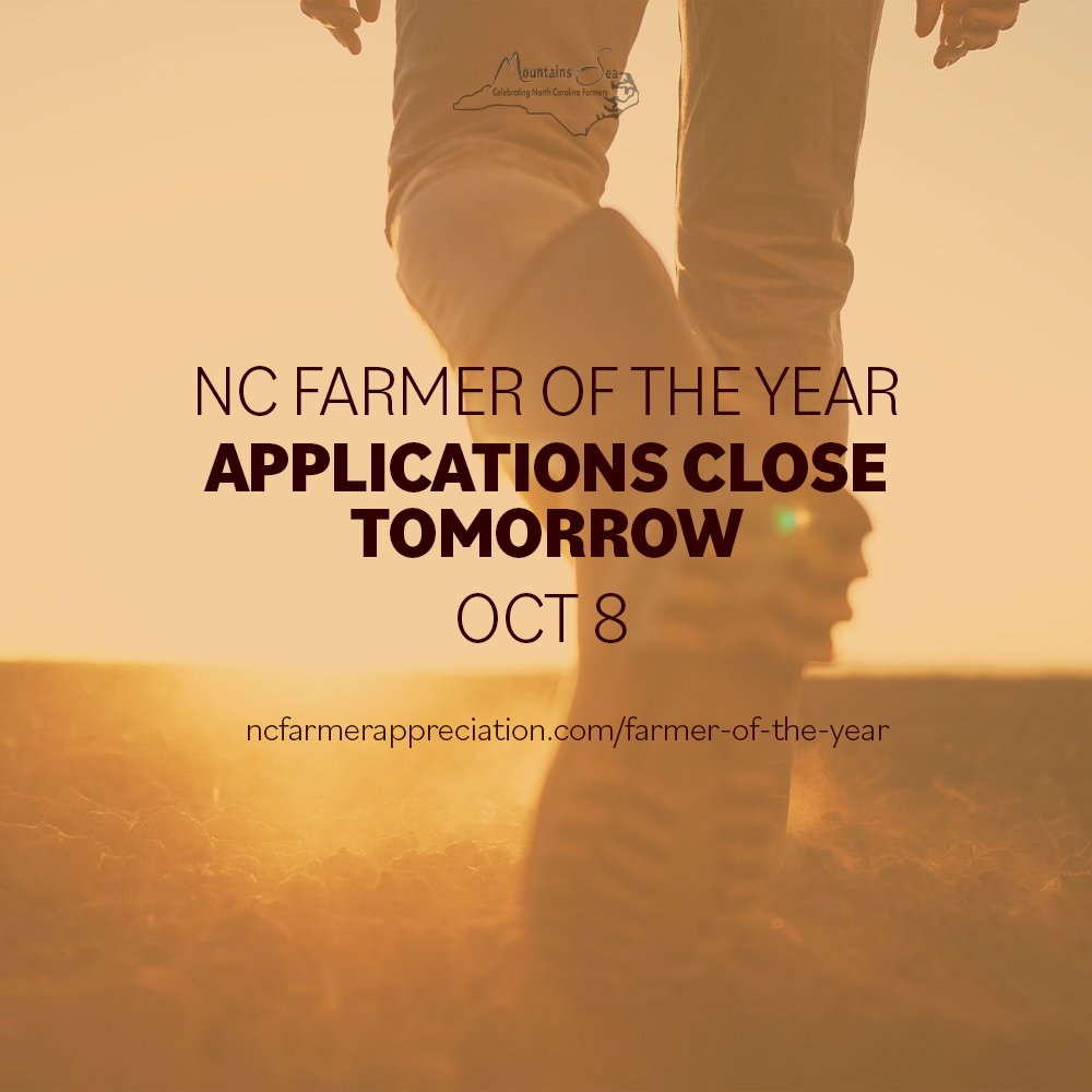 TYNCFarmers's tweet photo. The window to apply/nominate closes tomorrow for the 2026 Farmer and Young Farmer of the Year. Don't miss out on this opportunity. Applications: https://t.co/G3MVkUklSb https://t.co/3CC6wstQL0