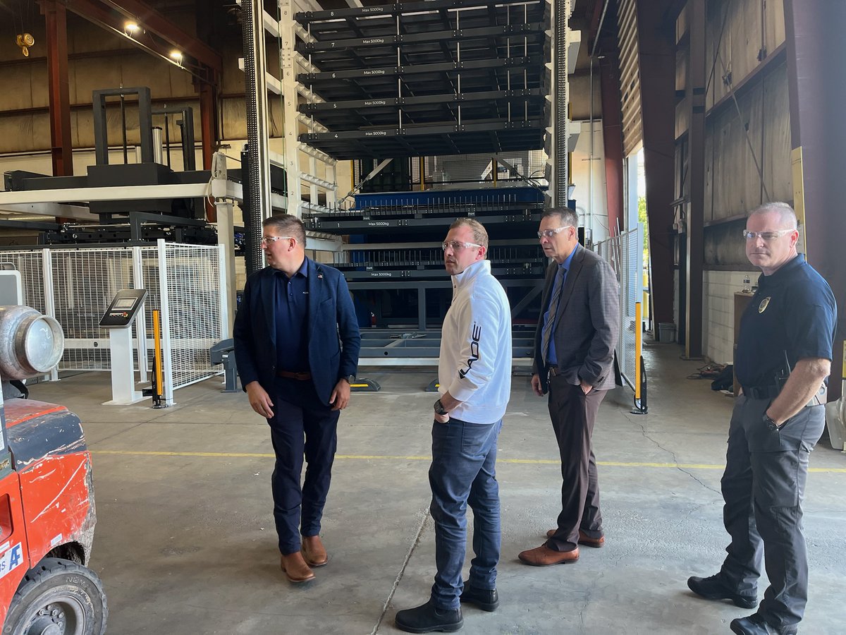 RepMaxMiller's tweet photo. I had the privilege of touring the AllFasteners facility in Medina today with Mayor Shields of Medina and Police Chief Kinney. AllFasteners has become a national leader in fastening and construction supply—and thanks to the Working Families Tax Cuts’ bonus depreciation, they can invest in new equipment, expand, and create more opportunities right here in Medina.

When local manufacturers grow, our economy grows. 🇺🇸