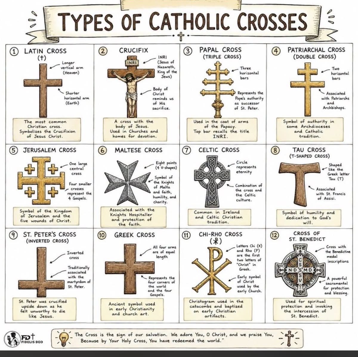 Catholic_bro's tweet photo. What’s your favorite cross?? https://t.co/55KpGGrbhg