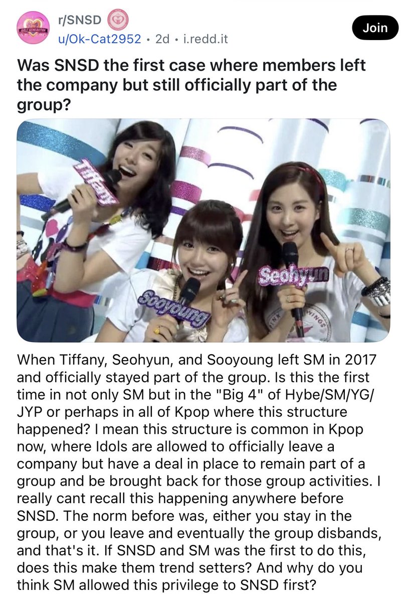 soneslovesoshi's tweet photo. oh I agree with this so much. They weren’t the first but SNSD definitely popularised leaving company but still in the group.. https://t.co/uYS8cNhJdc