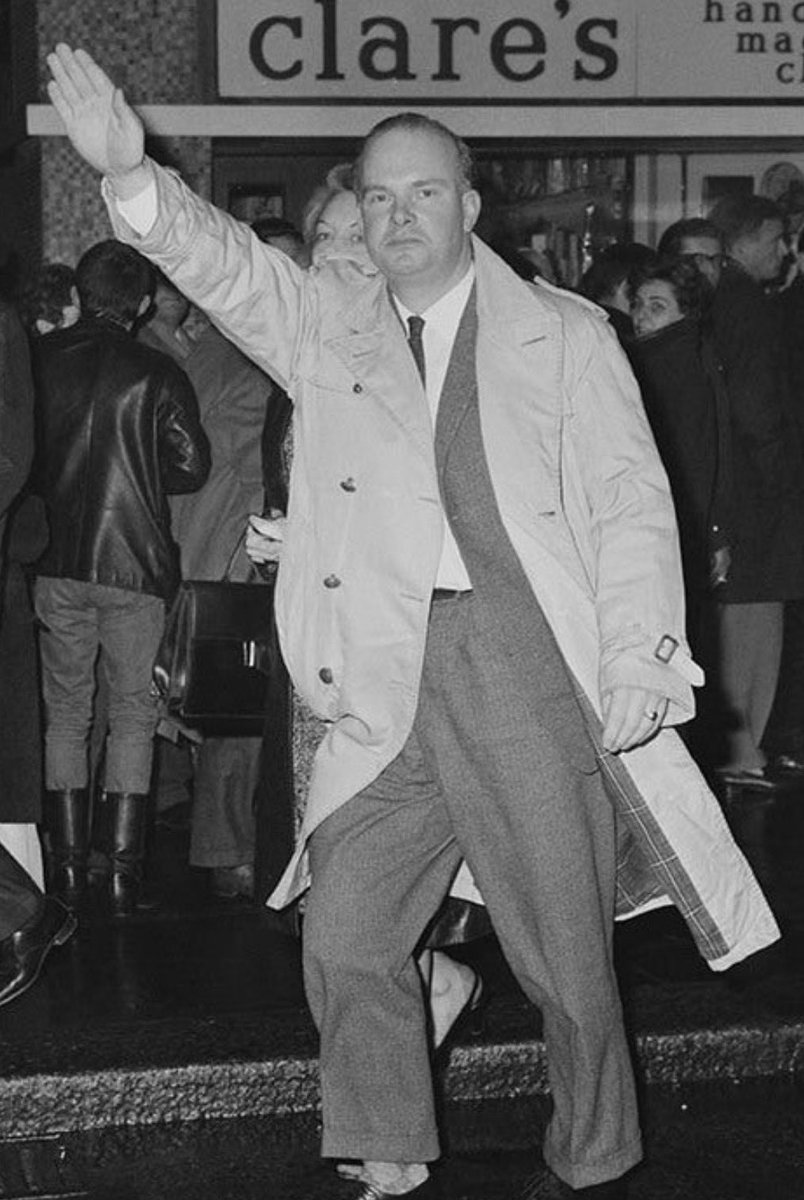 bmvixens's tweet photo. Colin Jordan was born in Smethwick Birmingham 1923 After graduating from Cambridge University, he returned to the area and established the Birmingham Nationalist Book Club, he also ran local white supremacist election campaigns. 
In 1967, Colin was imprisoned for 18 months under the Race Relations Act for distributing racist literature. In his absence, his core organisation, the NSM, was re-organised and formally launched as the British Movement in 1968
Upon his release, he took the helm of the newly formed BM. Because of his deep personal ties to the region, the Midlands quickly became the primary stronghold of the British Movement. The group's presence in Birmingham was so pronounced that when Jordan ran as a candidate for Birmingham Aston in the 1970 UK General Election, he secured 2.5% of the vote—the highest electoral percentage the openly neo-Nazi group ever achieved.
To this day Birmingham and West Midlands still maintain a stronghold of members from all generations and to this day we fly the Sunwheel as we run silent and deep!! 🇬🇧🇬🇧