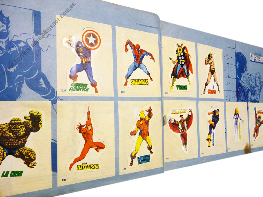 Toynostalgia's tweet photo. Álbum #MarvelArgentina - Años 80
Las ilustraciones foto realistas utilizadas para los stickers fueron ilustradas por el español Rafael López Espí
#album #figuritas #cromos #figus #fichus #collectablecards #cromy #ultrafigus #panini #terrabusi #Disneyplus #Marvel #Spiderman https://t.co/8Wq1pMKlYf