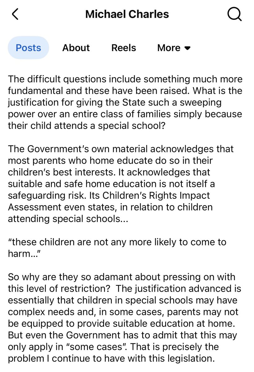 edfreeuk's tweet photo. “I confess that I am concerned about the direction in which all of this is travelling, as never before in my career have I seen such bold attempts to diminish parental rights.” @expertlegal https://t.co/oskbS9d2Mm