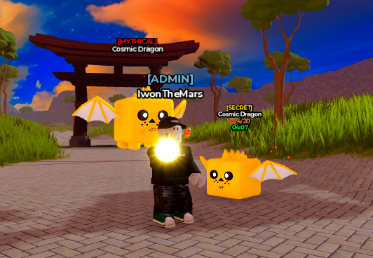 E4erZ's tweet photo. Cosmic Dragon has chance to spawn in the PETS WORLD NOW! currently the best pet until new upd this week! in @E4erZGames 

#roblox #robloxdev #gamedev #dragon #ttaz https://t.co/zAB6sWsvT2