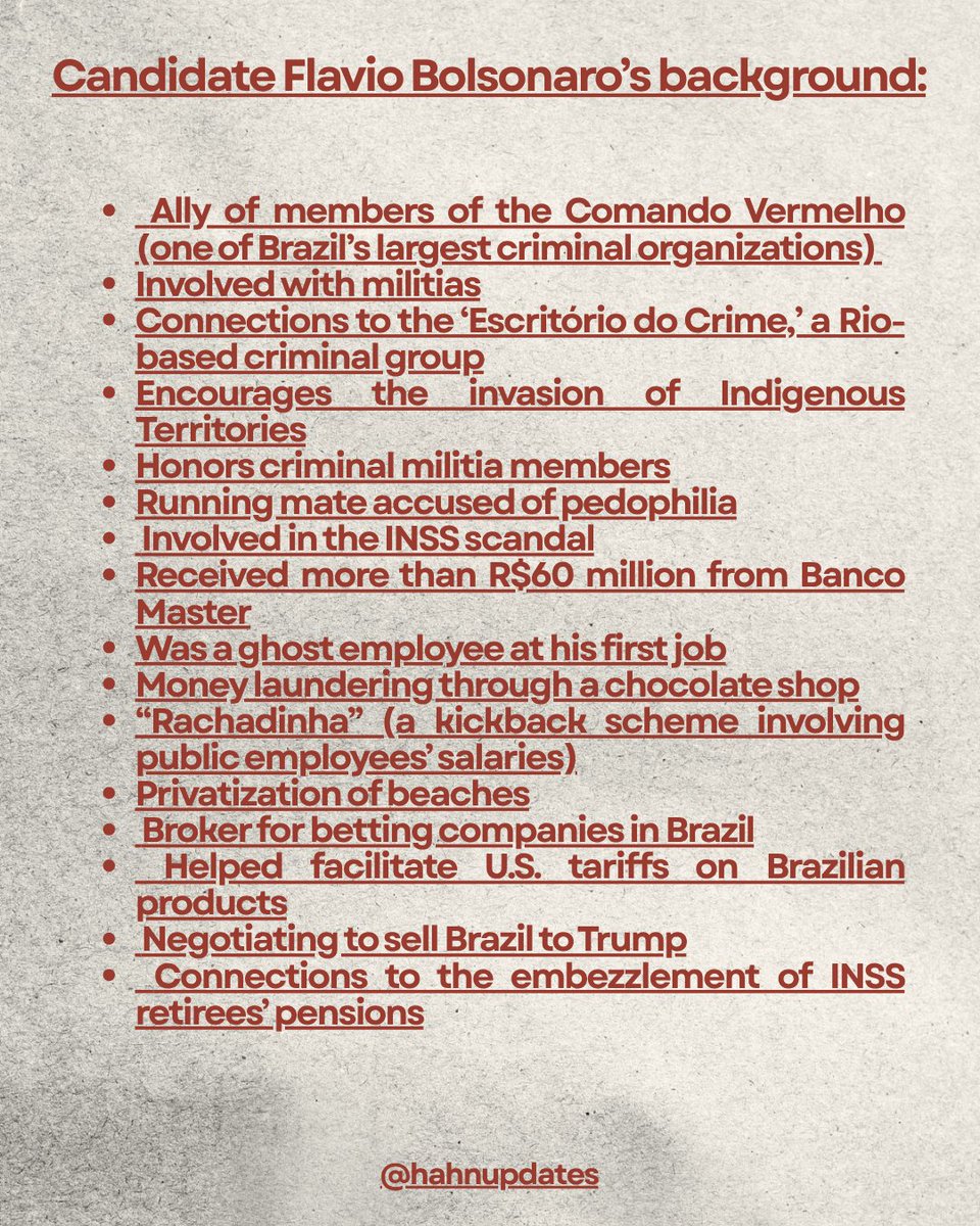 hahnupdates's tweet photo. WHY WE SHOULD TALK ABOUT BRAZIL. https://t.co/OD3PcuiFh4