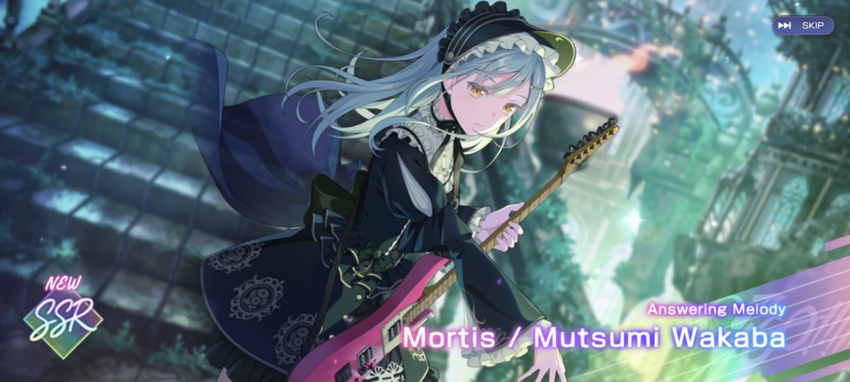 thebreadjek2's tweet photo. I came for millsage but i guess this account is blessed with ave mujica, like i just need 2 more ssr to fill the whole group lol https://t.co/R3YDB9J6k6