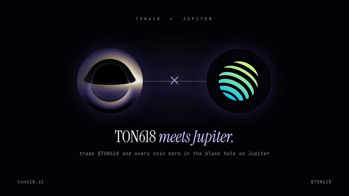 ton618_si's tweet photo. We just paid fast track application for @JupiterExchange.

$TON618 is soon going to be verified on Jupiter. https://t.co/u35fAN9af8