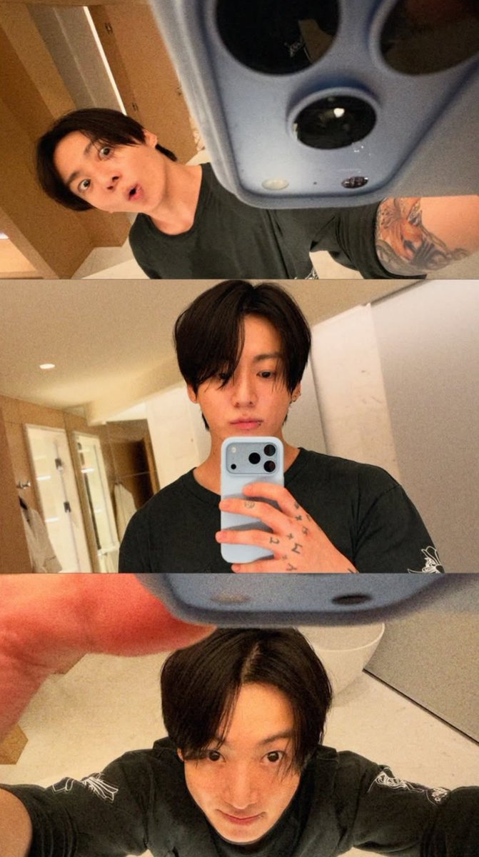 koovarbie's tweet photo. JUNGKOOK POSTED THE PRETTIEST SELFIES 😭🫶 https://t.co/KLYC9ZLkfl