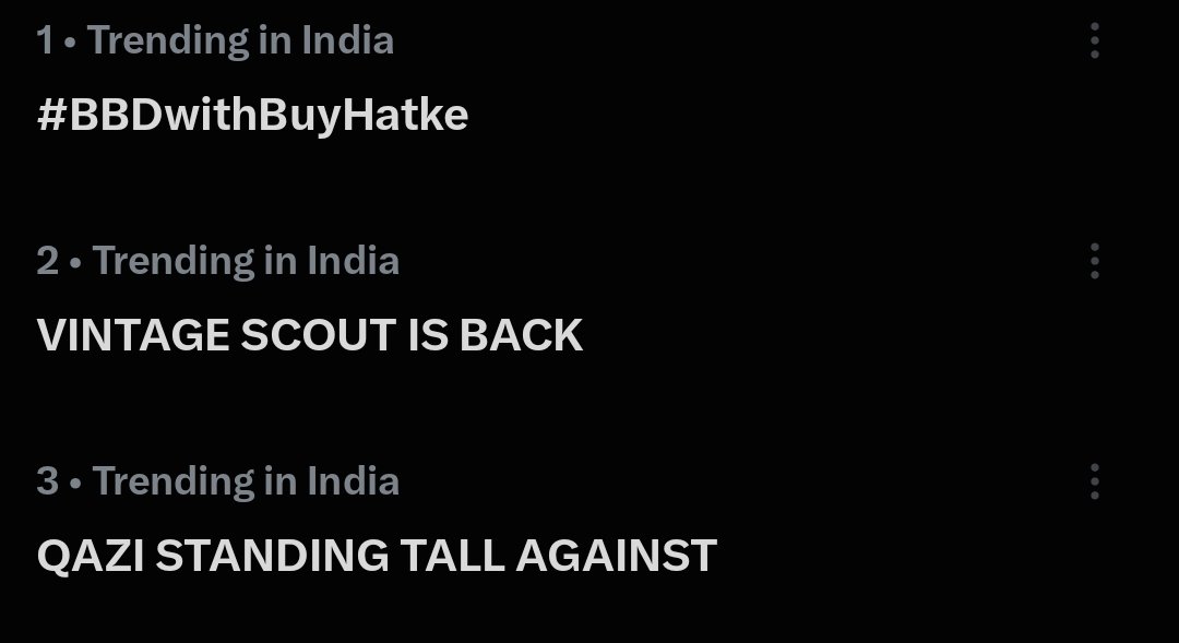 Alphaxofficial1's tweet photo. 🚨 TREND CALL OFF AT 1 AM!

Jab tak hum maidan mein the, hum upar the. 
And that’s all that matters.

We came together, dominated the trend and showed our strength. Jab bhi hum maidan mein utrenge, jeetne ke liye utrenge. 

Now rest, enjoy the moment and celebrate Scout’s absolute madness today.

VINTAGE SCOUT IS BACK

#ScoutArmy | #ScoutOP