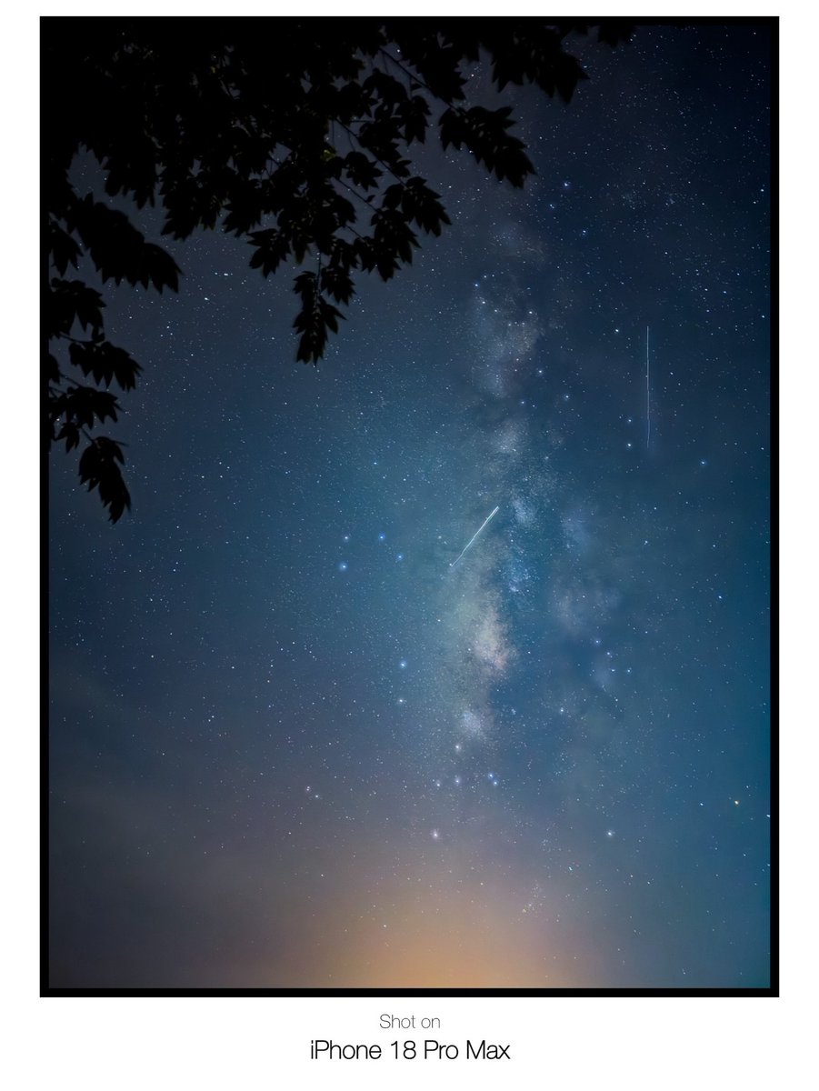 yltech's tweet photo. Night sky shoot with the iPhone 18 Pro. 🌌

📸 barrybank https://t.co/SBs5xhxSP7