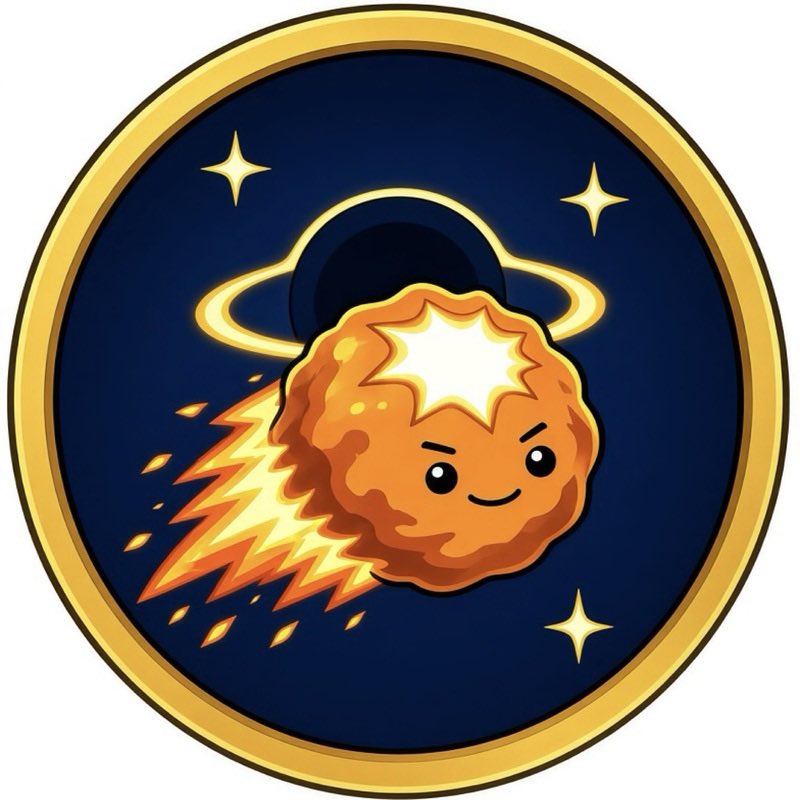 CometCoinTon's tweet photo. $COMET is the first coin the black hole launched on Meteora.

@ton618_si moved the launchpad to @MeteoraAG today. 

The model picked this one. Every buy is paid in $TON618. 

The pair is the black hole.

CA:
8axaan2HiEXQqTGnQ9SYUsidGmznb6RyjUGP5RrX6kpi https://t.co/IXS8pOcD0E