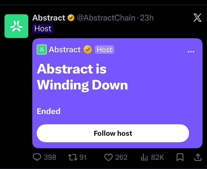 dellystephen's tweet photo. 2026 has been brutal to all… 
chains and exchanges closed or pivoted, and RootData counted hundreds of  projects shut down or inactive.

this is what happened.. 

➥ chains needed rewards to keep people around, and when those reward dried up due to the BEAR season, the crowd also left them. 

volumes fell, altcoin liquidity dried up, and chains lost the incentives that made their numbers look like growth.

the top of the cherry is MONEY left here too, with crypto competing against AI for the same funds made it all crazy.

➥ now, the main thing ending is the 2021–2025 habit of launching a chain, points program or exchange and treating wallets, transactions and logos as proof of a real project.

check the survivors of 2026.. 

➥ they’re the ones that found a reason for people to pay without being rewarded for it:

could be trading, having a consumer product, regulated issuance, or redeemable assets.

tbh whoever survives 2026 will only get stronger.