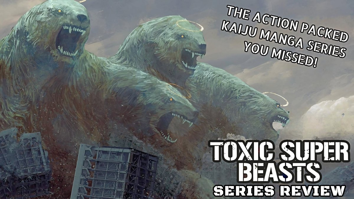MaserSquad's tweet photo. The #Kaiju Manga you missed is this week’s #Comic review!

We’re reviewing the complete Toxic Super Beast series! This 4-part, action-packed series is a sleeper hit that  we think late fans will be discovering for years to come.

#Manga

Watch here:
https://t.co/KQWC0k1XxR https://t.co/w5ysLUu3ar