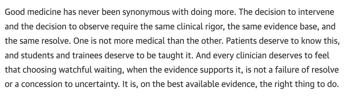 uroegg's tweet photo. An essay worth reading, for every clinician and patient (with a PrCa paragraph)

The Quiet Half of Good Medicine https://t.co/K3287w0CfK https://t.co/jVE0ki1Utf
