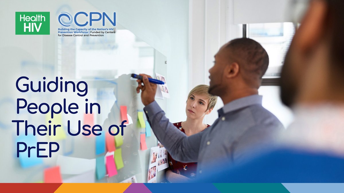 HealthHIV's tweet photo. This self-paced module provides staff in CBOs, health departments, and other public health professions with knowledge and skills related to building awareness and engagement in #PrEP and guiding clients to effectively use PrEP over time. Access here: https://t.co/t5KbVVN3uK https://t.co/qfrRCM8ywg