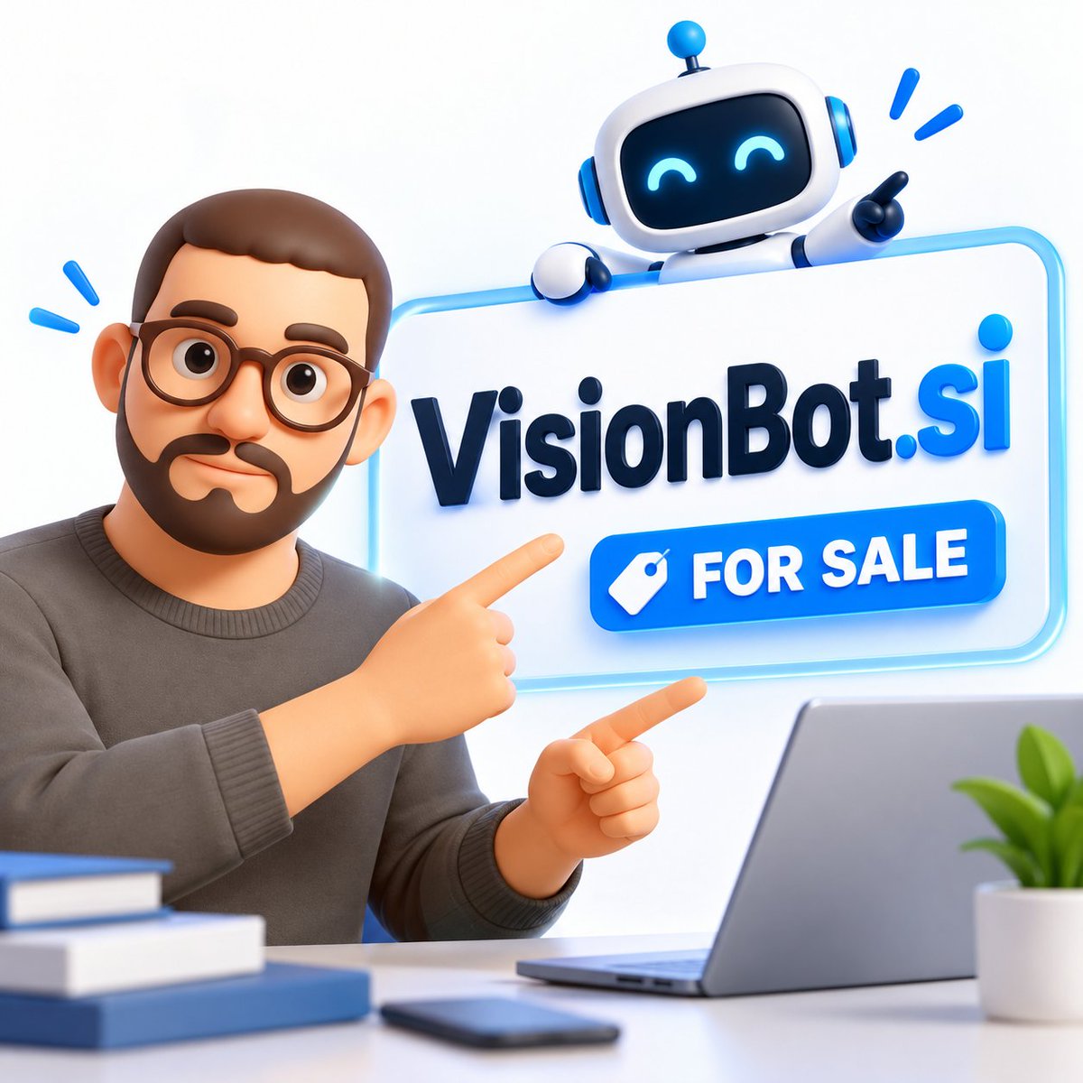 hello23rd's tweet photo. 🔥 https://t.co/7ICFaKc4Ik — FOR SALE
🤖 Smart • Vision • Automation
💎 Premium .si domain
🚀 Built for the future of smart technology
#VisionBot #Vision #Automation #SmartTech #Robotics #Tech #FutureTech #Bots #dynadot #spaceship #Atom https://t.co/PXBn5ETAGt