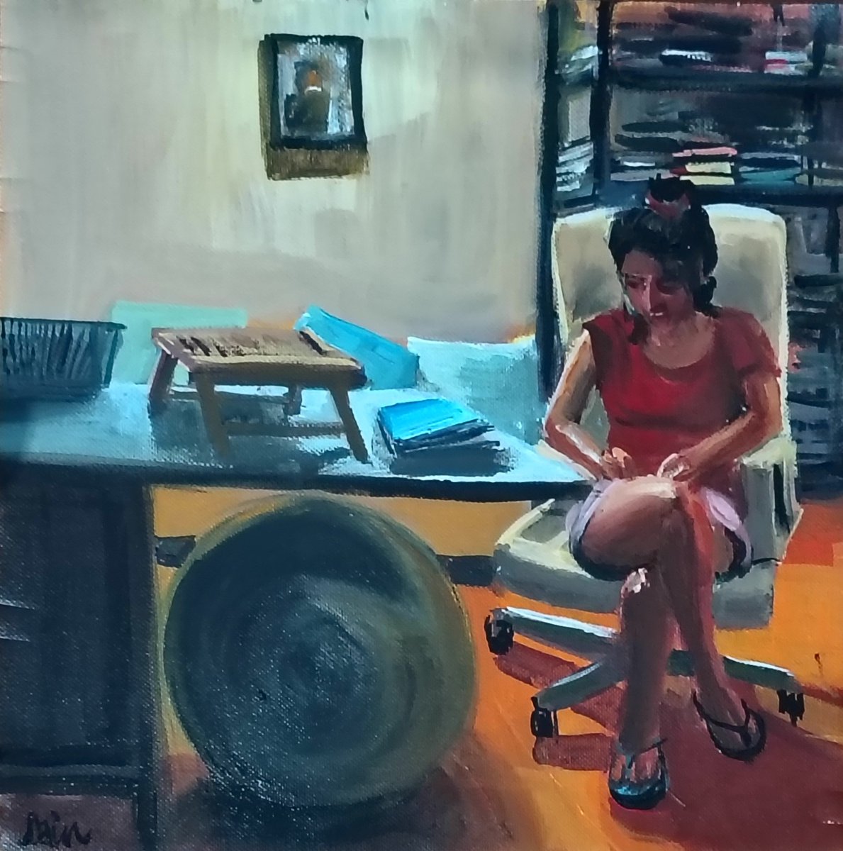 DeonticScorekpr's tweet photo. Home Office

Acrylic on canvas, 12x12in

#Painting #figurativeart #AcrylicPainting #CainPinto https://t.co/MxaB7xxtb2